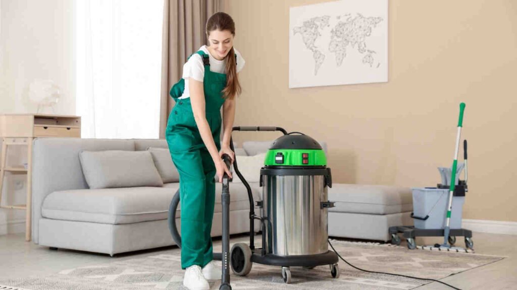 Professional carpet cleaning in London removing dirt, dust, and allergens