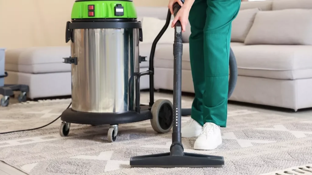 Deep stain removal on wool rugs by professional wool rug cleaning